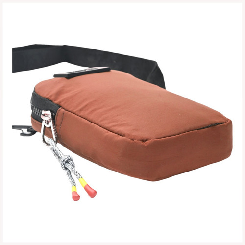 Bandolera Dama Porta Celular Cartera Classic Mujer Skora Bordó Liso Negro Negro