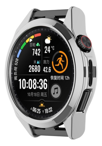 Funda De Reloj Plateada Galvanizada Para Huawei Watch Gt 3 S