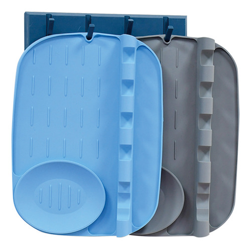 Soporte De Silicona Para Utensilios Con Almohadilla De Goteo
