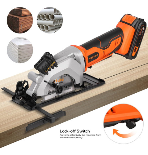 Mini Sierra Circular, 20v 3400rpm Sierra Circular Profesi...