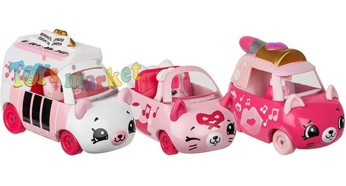 Cutie Cars Shopkins De Metal + 1 Figura Auto Original