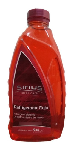 Refrigerante Rojo Sirius 946cc