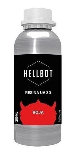 Resina Dura Hellbot Para Impresora 3d Dlp / Lcd 250ml 405 Nm