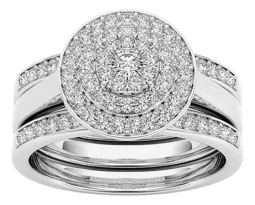 Mh Juego De Anillos 2 En 1 Para Mujer, Conjunto Desmontable