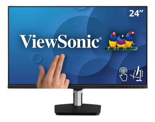 Monitor Viewsonic Td2455 24' Ips Touch Ergonomica Usb-c Hdmi
