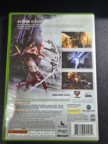 Final Fantasy Xiii-2 Xbox360 (Usado)