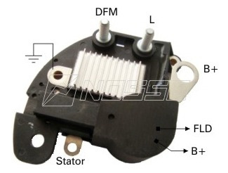 Regulador Alternador Marelli Peugeot 106/206/306