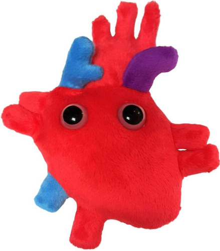 Peluche Corazón Órgano Giant Microbes