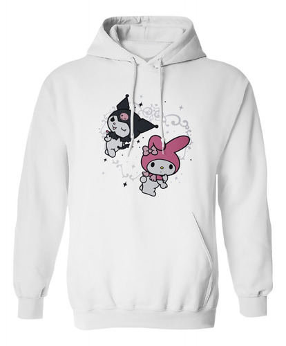 Sudadera Con Gorro Kuromi Amigas Kawaii