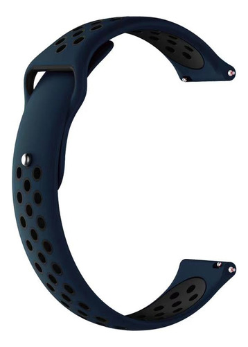 Pulseira Running Compatível Smartwatch Colmi V65 Colmi P73 Cor Azul Escuro/preto