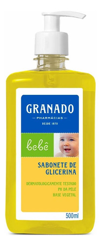 Sabonete Líquido De Glicerina Bebê Tradicional 500ml Granado