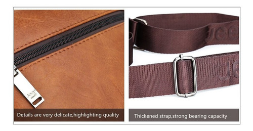 Imagen 9 de 9 de Jeep Business Messenger - Bolso De Hombro Para Hombre