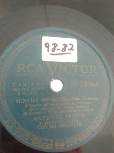 Antonio Prieto Vieri Fidanzini Disco Pasta 68-1363 C23