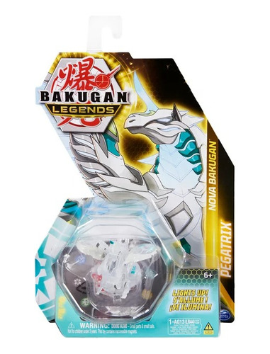 Bakugan Legends Nova Bakugan Pegatrix Transparente Lelab
