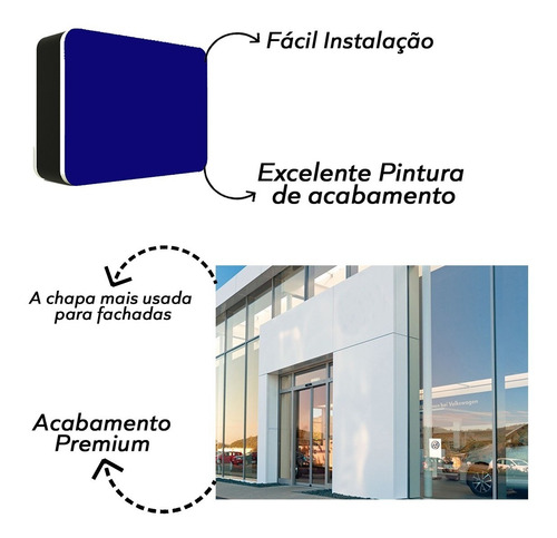 Chapa Placa De Acm Para Fachada Banco Sicoob Cooperativa