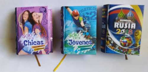 Pack 3minilibros:solo P. Chicas/solo P.jovenes/mundial Rusia