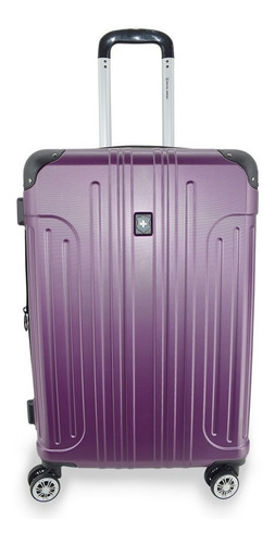 Maleta Royal Swiss® Zermat Rígida Expandible Mediana 24 Inch Color Violeta