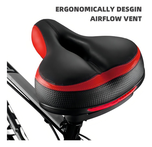Asiento Bicicleta Roguoo Confortable Dual Shock Absorb -n3w8