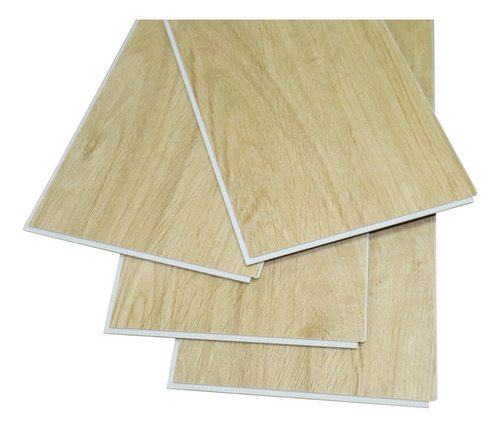 Piso Vinilico De Encaixe Click Fácil Instalação (4m²) Bege