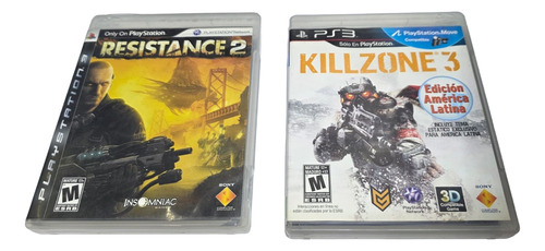 Resistance 2 - Killzone 3 Ps3 - Español (Reacondicionado)
