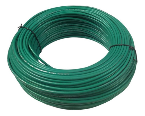 Cable Automotriz Nro 10awg 105°c 600v Verde 100mts Cablesca