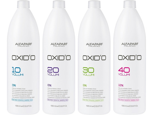 Oxidantes Alfaparf Vol 10, 20, 30, 40 De 1000ml