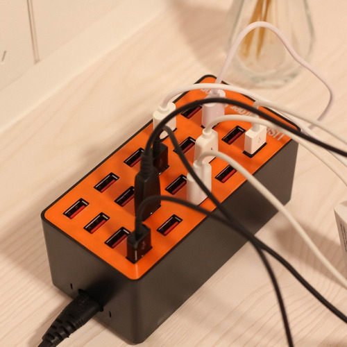 Hub De Carregador Multiusb De 20 Portas 80w