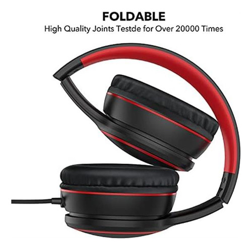 Rorsou R10 Audífonos Supraaurales Con Micrófono, Audífono
