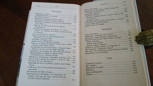 Imagen 5 de 10 de Prosa - Federico García Lorca Obras Completas 3