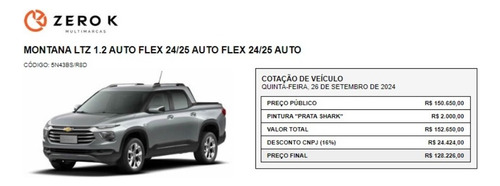Chevrolet Montana 1.2 TURBO FLEX LTZ AUTOMÁTICO