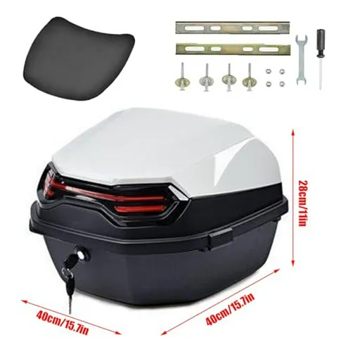 Caja De Almacenamiento Para Moto Eléctrica, Impermeable Y Co