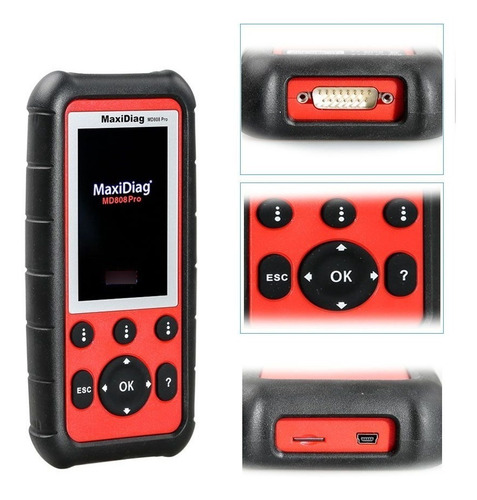Imagen 4 de 5 de Autel Md808 Pro Multimarca Escaner Autos Obd2 Launch Cuotas