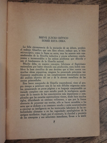 El Espiritismo Es La Filosofía. Manuel González Soriano (Usado)