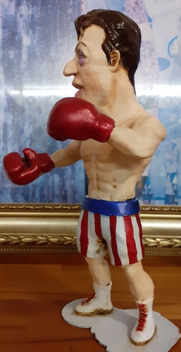 Boneco Colecionavel Rocky Balboa 20 Cm
