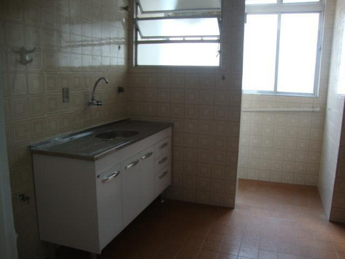 Apartamento Com 1 Dormitório Para Alugar, 40 M² Por R$ 2.100,00/mês - Gonzaga - Santos/sp - Ap2267