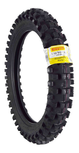 Pneu 110/90-19 Traseiro Pirelli Scorpion Midsoft Yzf 250 450