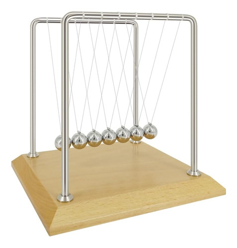 Cuna De Newtons Con 7balls Newtons Cradle Pendulum Base De M