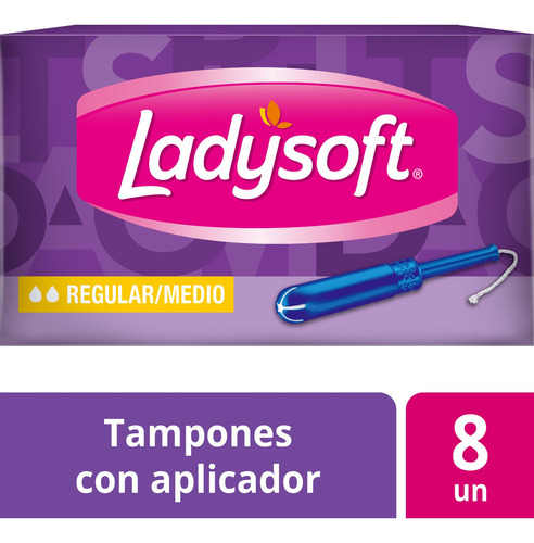 Tampones Ladysoft Absorción Regular 8un