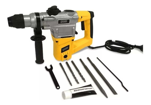 Imagen 4 de 4 de Rotomartillo Barovo Rpk-25a Amarillo Con 1050w De Potencia
