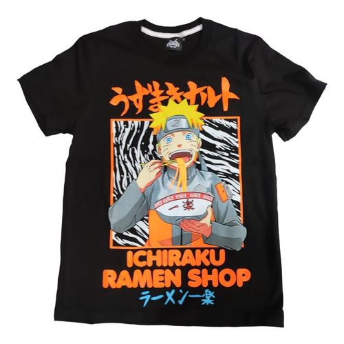 Remera Naruto Luminiscente Brilla En La Oscuridad Premium