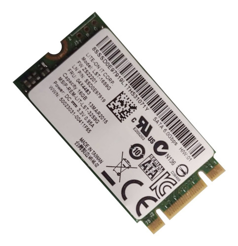 Disco Sólido Interno Ssd Interno M2 16gb Lst-16s9g Cor Verde
