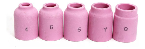 49pcs Tig Soldadura Antorcha De Gas Stubby #10 Copa De Vidri