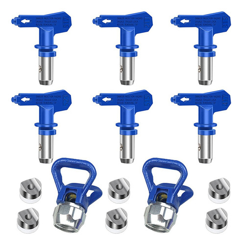 Set Of Airless Paint Nozzles, Spray Tips