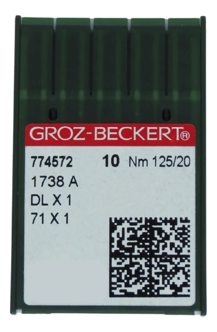 Dbx1 Agulha Para Máquina Reta Industrial Pé Fino | Cabo Fino Cor Groz-beckert