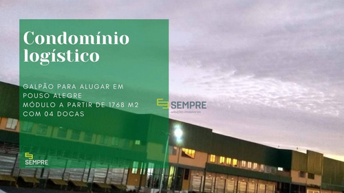 Imagem 2 de 16 de Galpão Para Alugar Em Pouso Alegre/mg - Ga1131