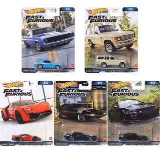 Hot Wheels Set Velozes E Furiosos 2023 - Hnw46