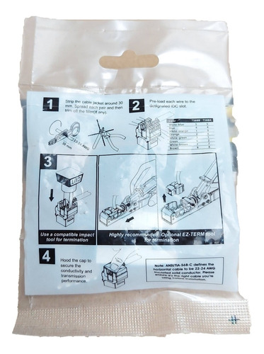 Modulo Rj45 Cat 5e Blanco Tx