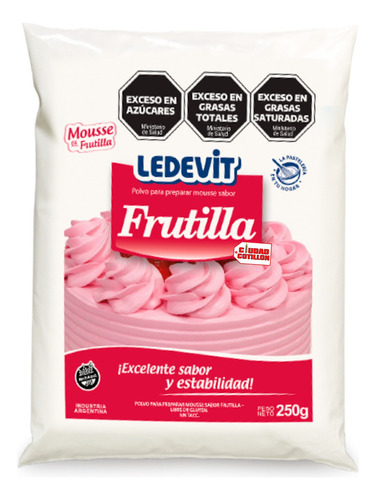 premezcla Ledevit Premezclas frutilla sin TACC  250 g