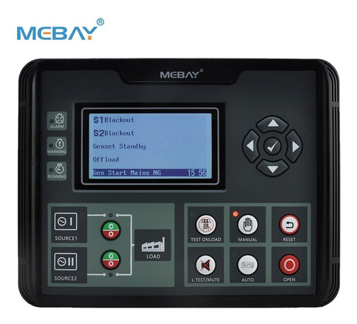 Mebay Ats520 Controlador De Transferencia Automática