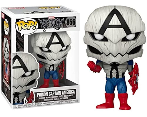 ¡funko Pop! Marvel Venom 856 Poison Capitán América Exclusiv